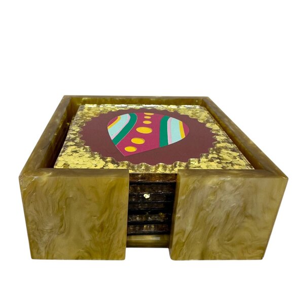 WONKA x KURT GEIGER LONDON Treat Coaster Set sold out (NWT) - Picture 5 of 6